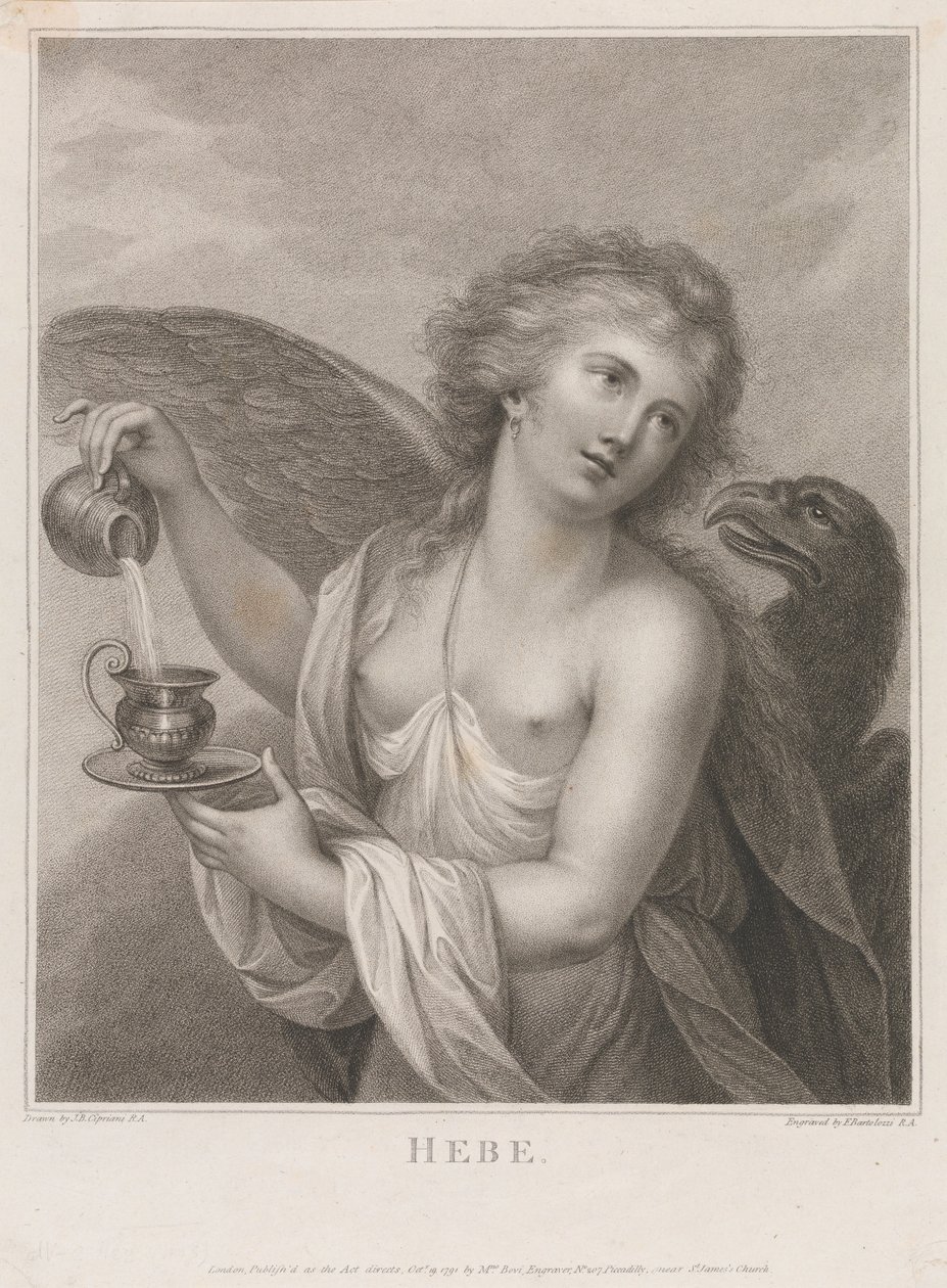 Hebe by Francesco Bartolozzi