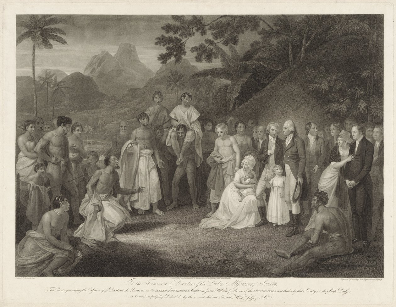 The Cession of Matavai to Captain James Wilson by Francesco Bartolozzi