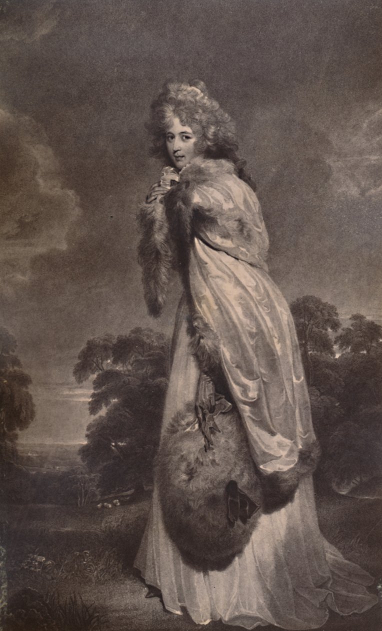 Miss Elizabeth Farren, afterwards Countess of Derby, c1792 by Francesco Bartolozzi