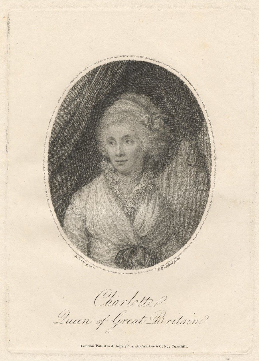 Queen Charlotte by Francesco Bartolozzi