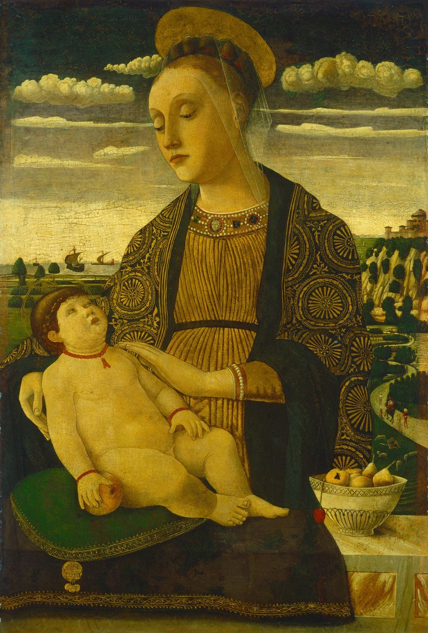 Madonna and Child, late 1460s by Francesco Benaglio