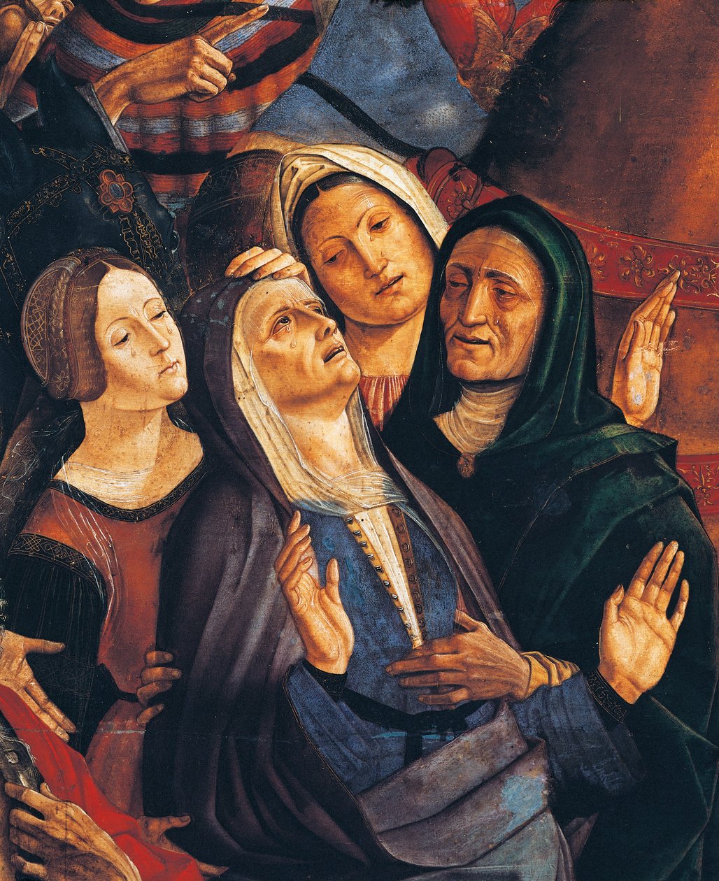 Virgin (detail) by Francesco Bianchi Ferrari