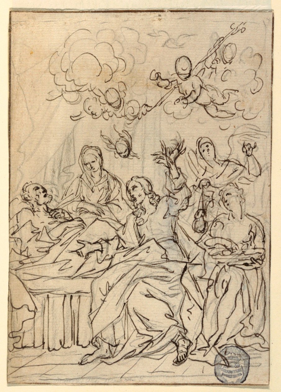 Death of St. Joseph, 1880 by Francesco Coghetti