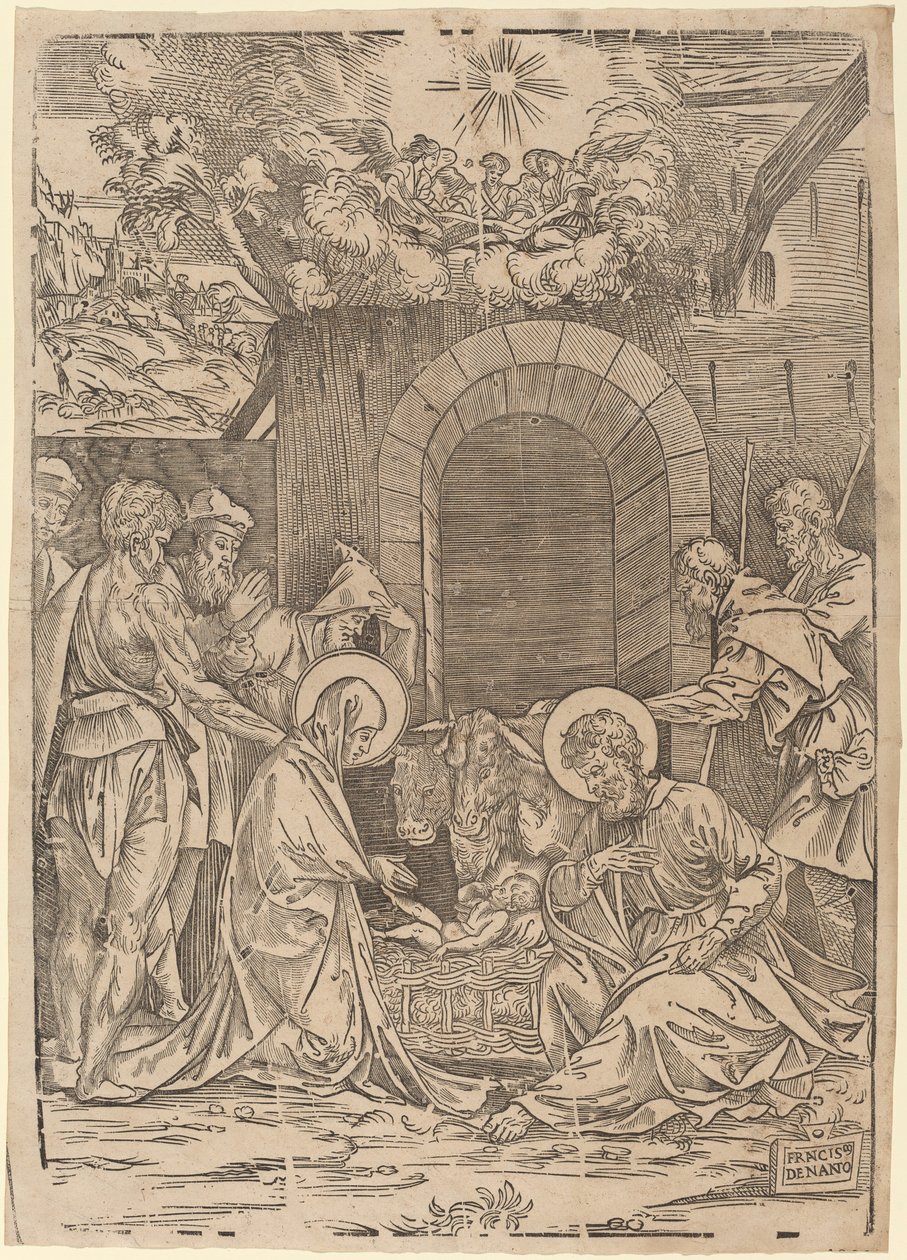 The Adoration of the Shepherds by Francesco Denanto