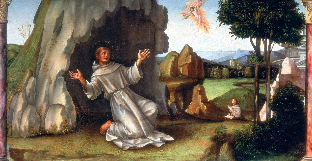St Francis Receiving the Stigmata by Francesco Francia