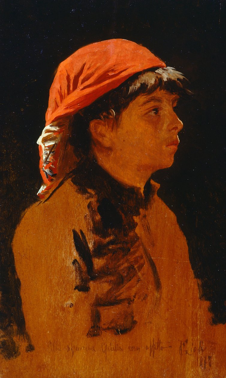 Red Scarf by Francesco Gioli