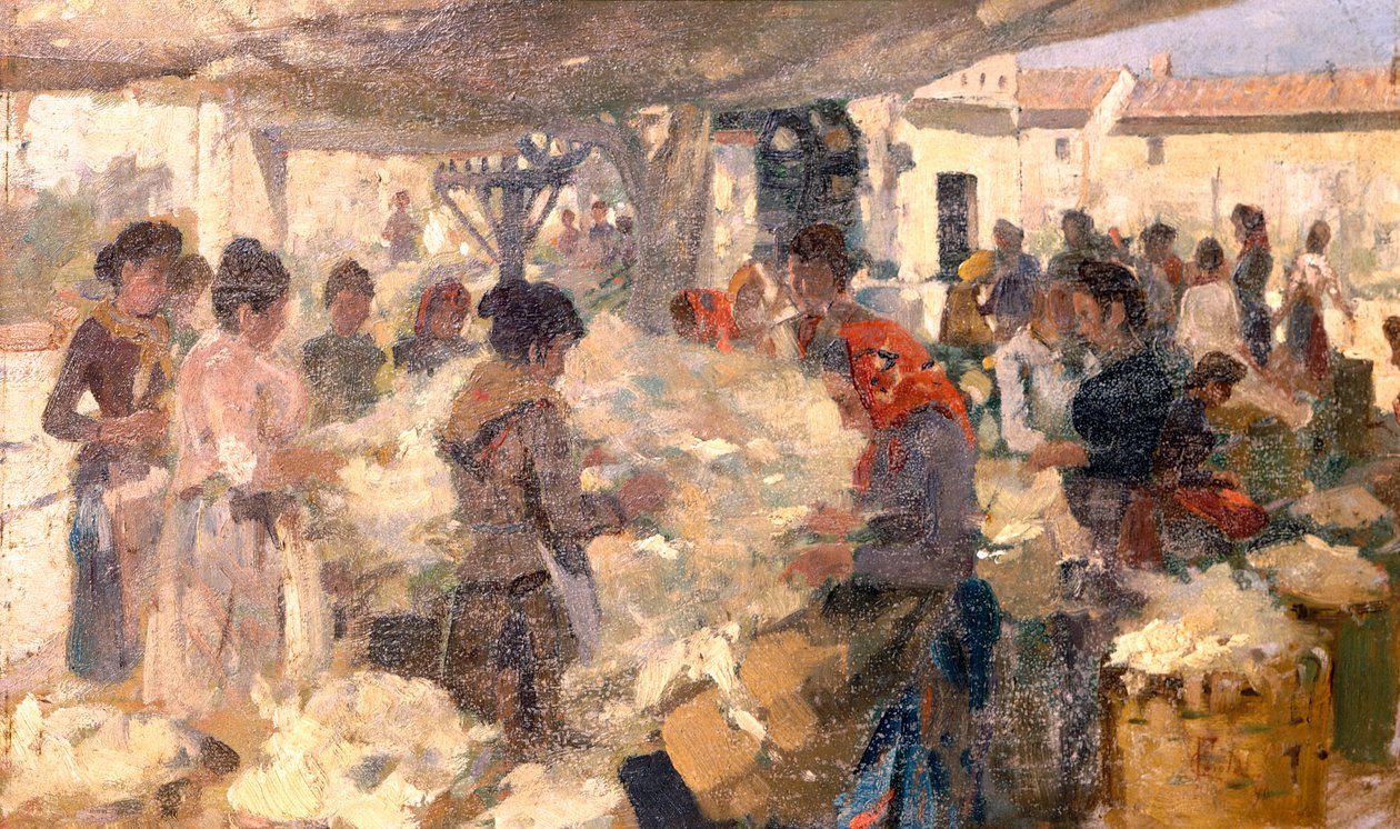 The wool seller by Francesco Gioli
