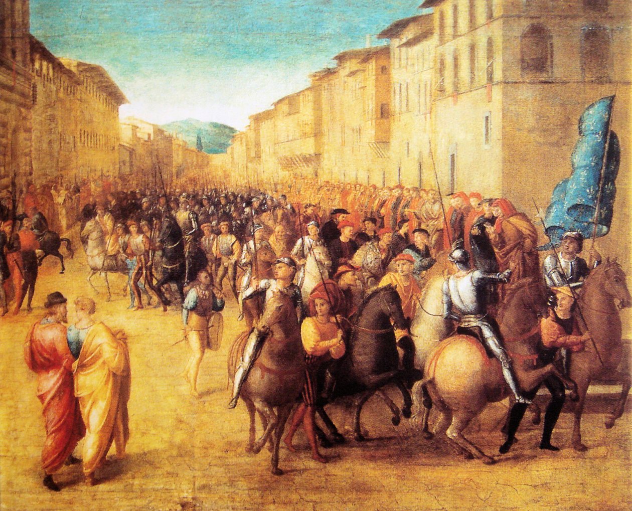 French Troops Entering Florence, 17 November 1494 by Francesco Granacci