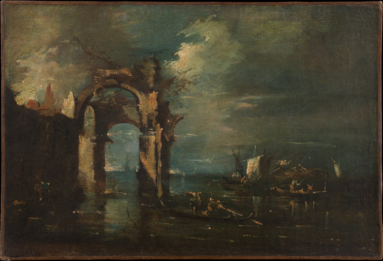 Lagoon Landscape by Francesco Guardi