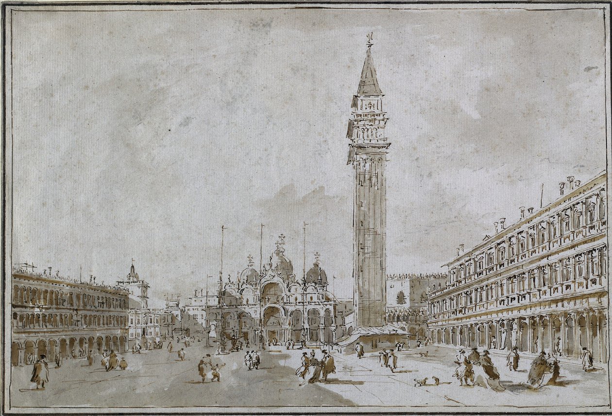 Piazza San Marco, Venice by Francesco Guardi