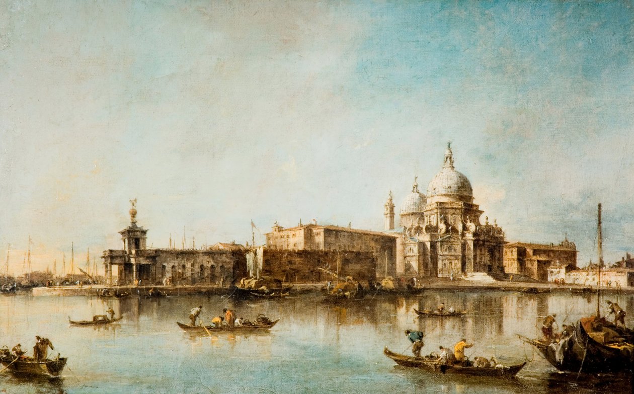 Santa Maria della Salute and the Dogana, Venice, 1760-1790 by Francesco Guardi