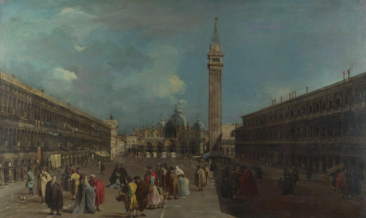 Venice, Piazza San Marco, c1760 by Francesco Guardi