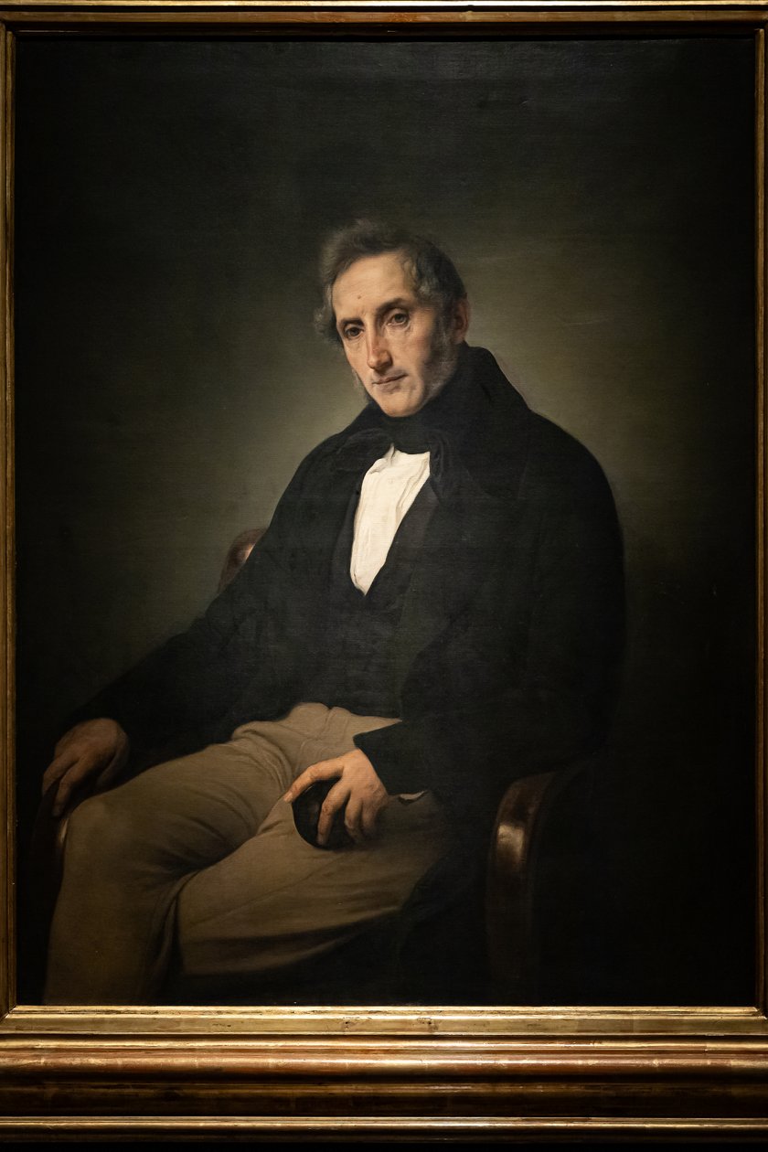 Portrait of Alessandro Manzoni by Francesco Hayez