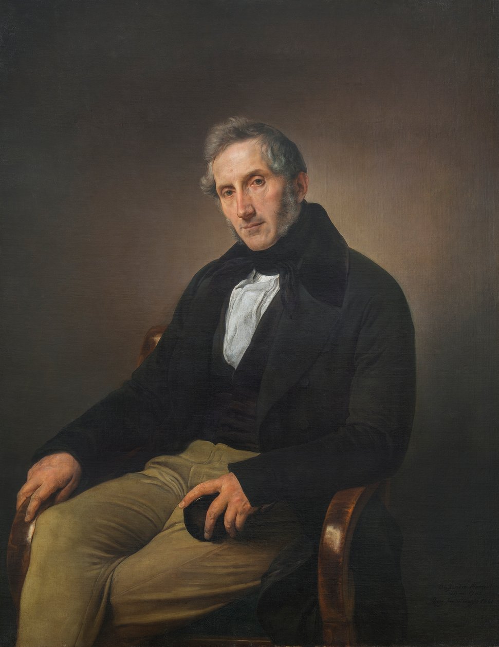Portrait of Alessandro Manzoni by Francesco Hayez