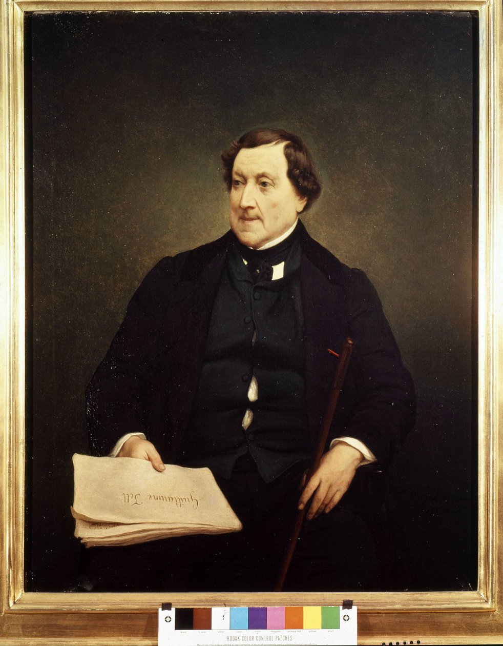 Portrait of Gioacchino Rossini - by Hayez, Brera Museum, Milan by Francesco Hayez