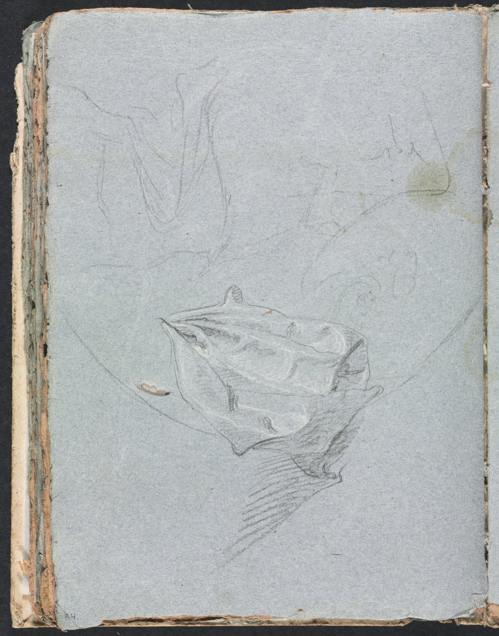 Verona Sketchbook: Drapery Study Page 84 by Francesco Lorenzi