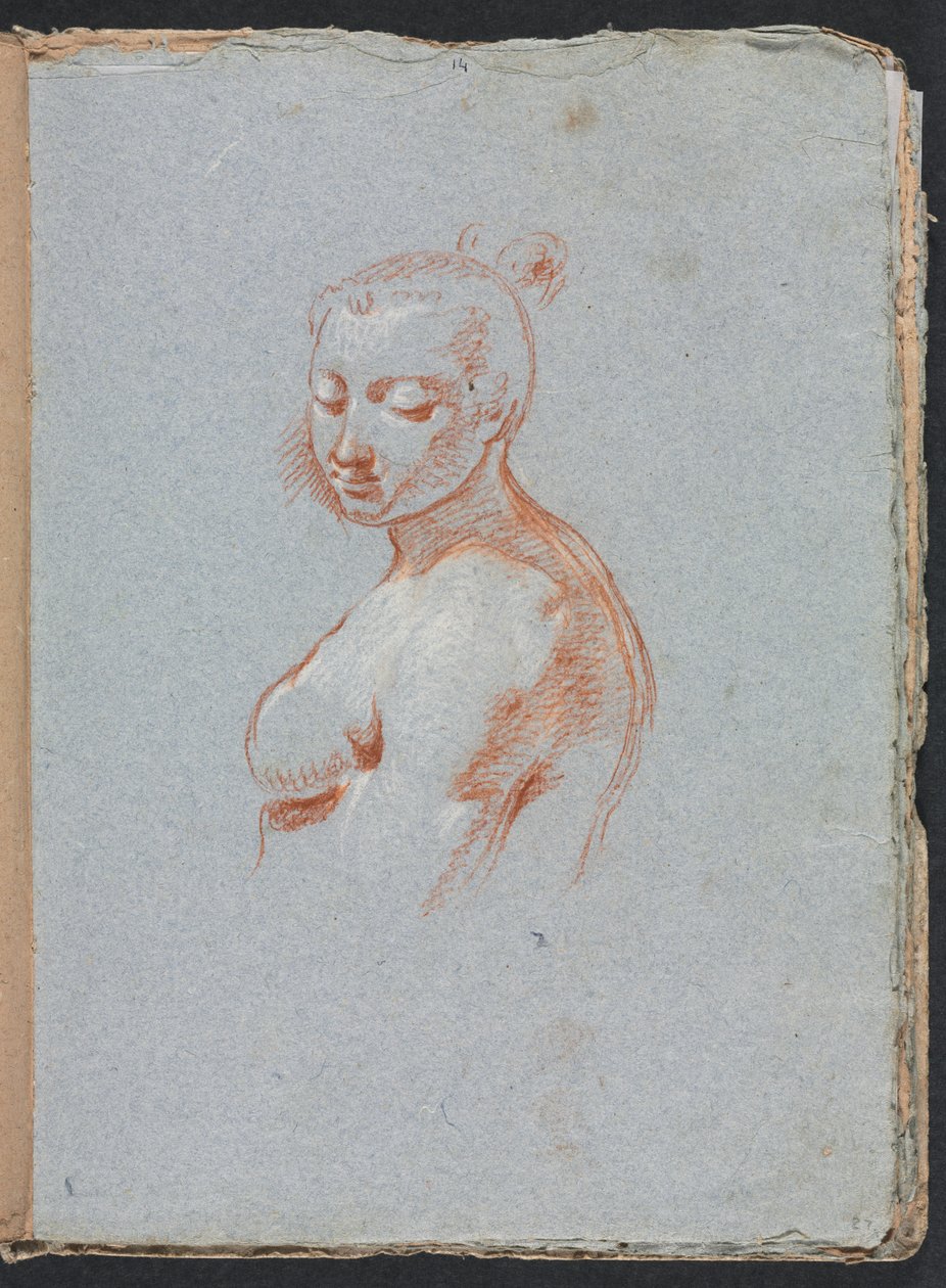 Verona Sketchbook: Female Nude (Page 27) by Francesco Lorenzi