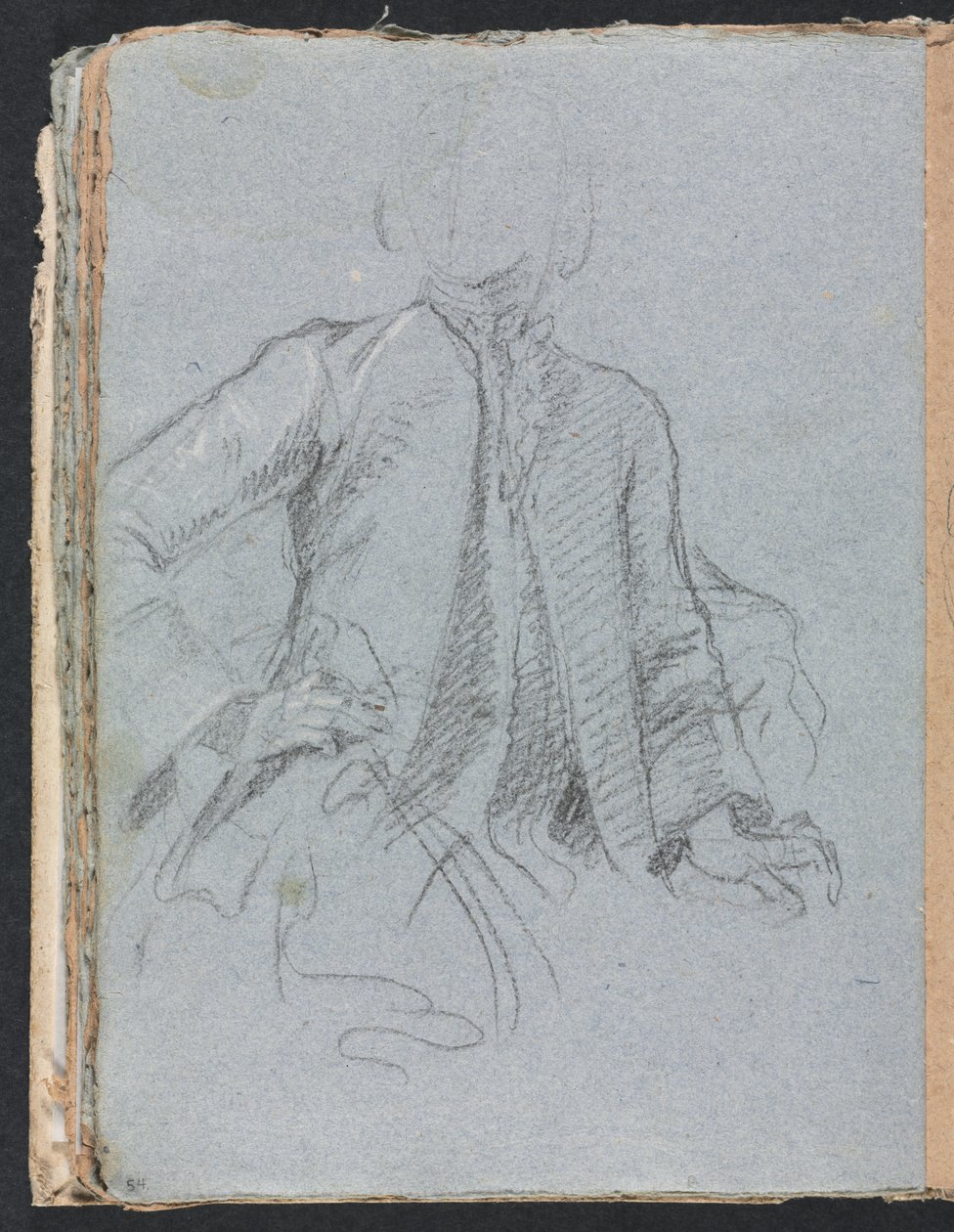 Verona Sketchbook: Gentleman (page 54) by Francesco Lorenzi