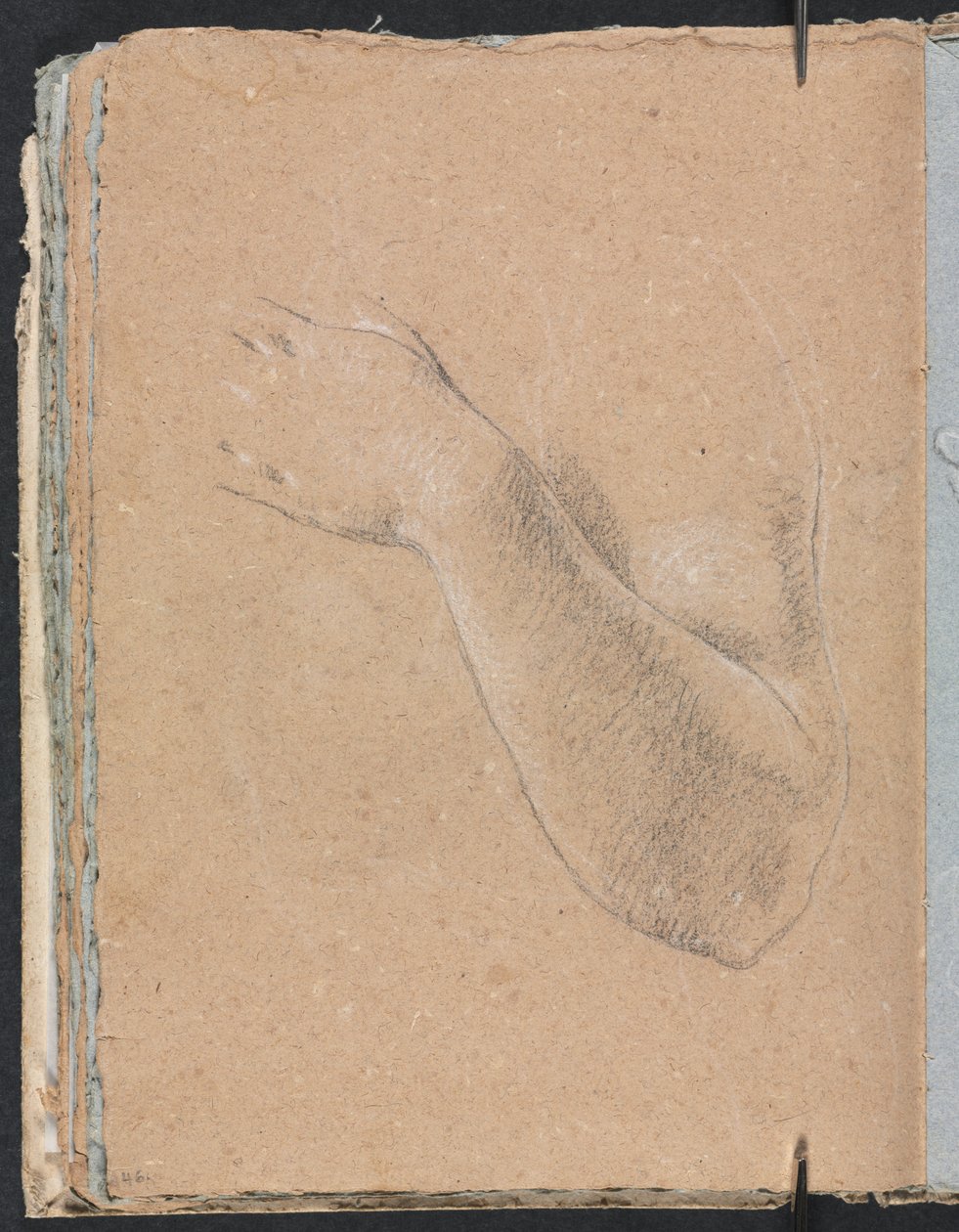 Verona Sketchbook: Left arm and hand (page 46) by Francesco Lorenzi