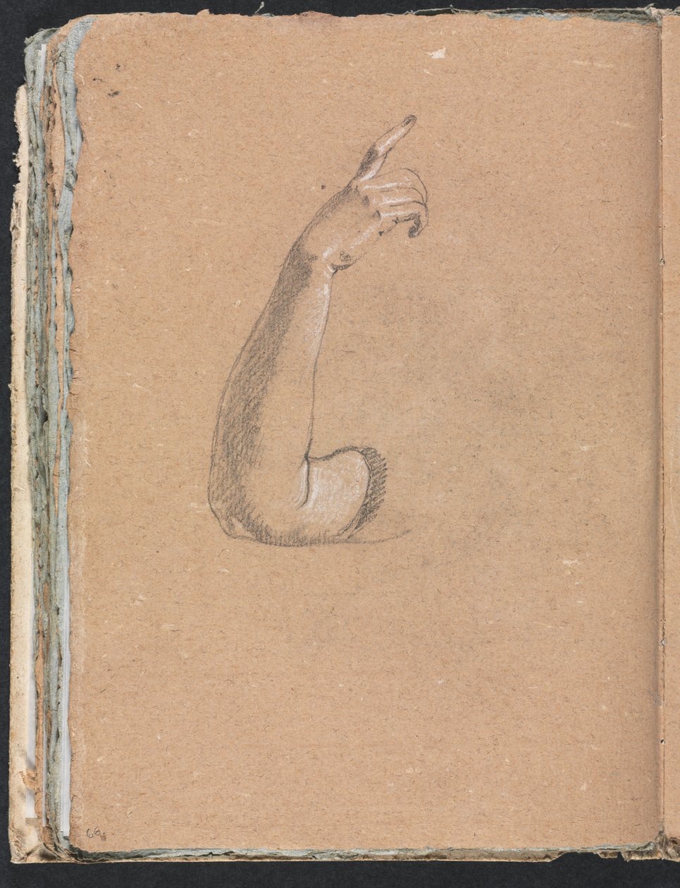 Verona Sketchbook: Right arm and hand (page 66) by Francesco Lorenzi