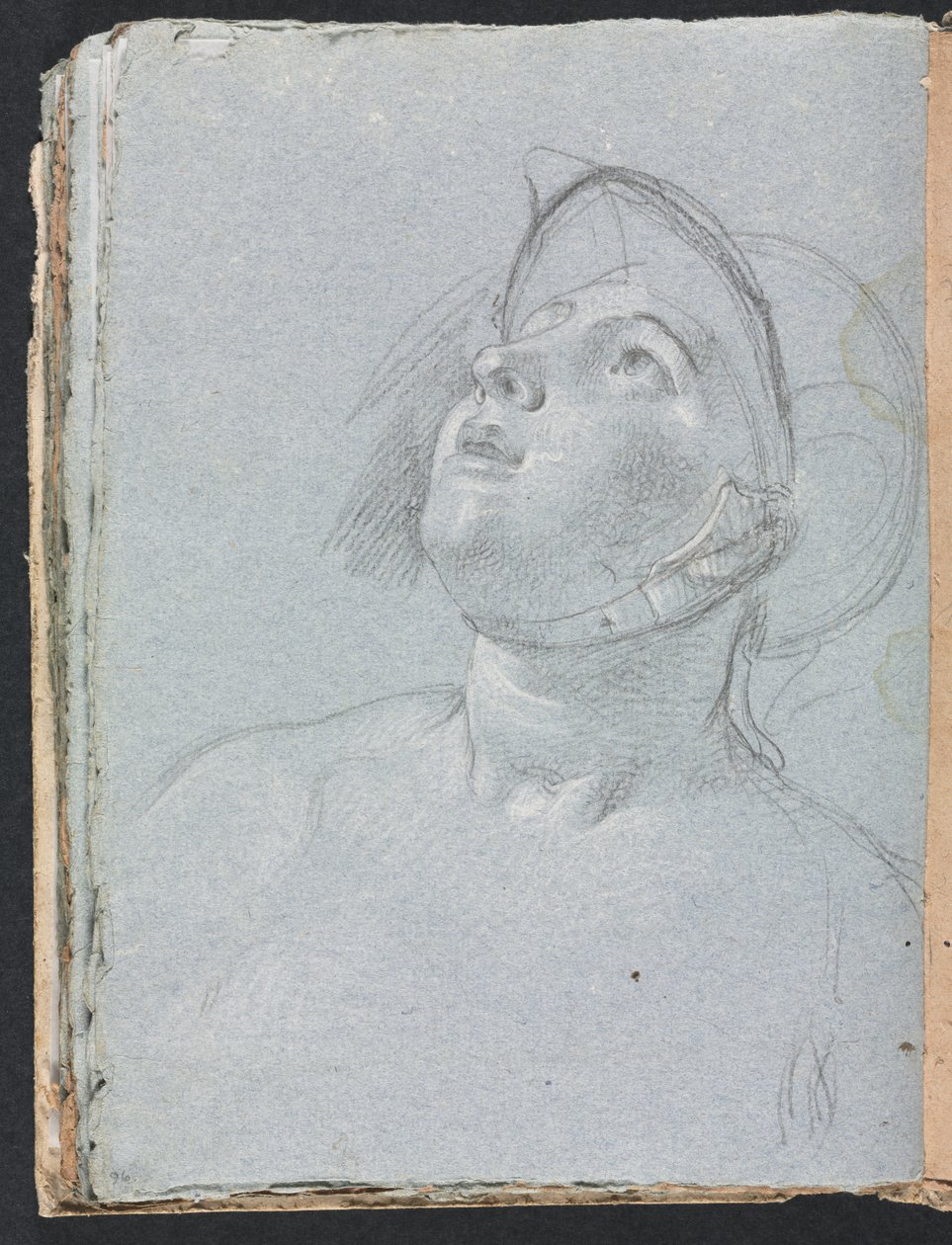 Verona Sketchbook: Soldier Page 96, 1760 by Francesco Lorenzi