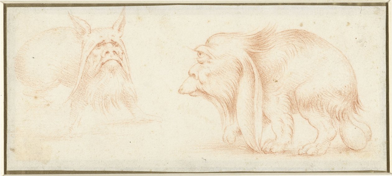 Two Monsters by Francesco Melzi