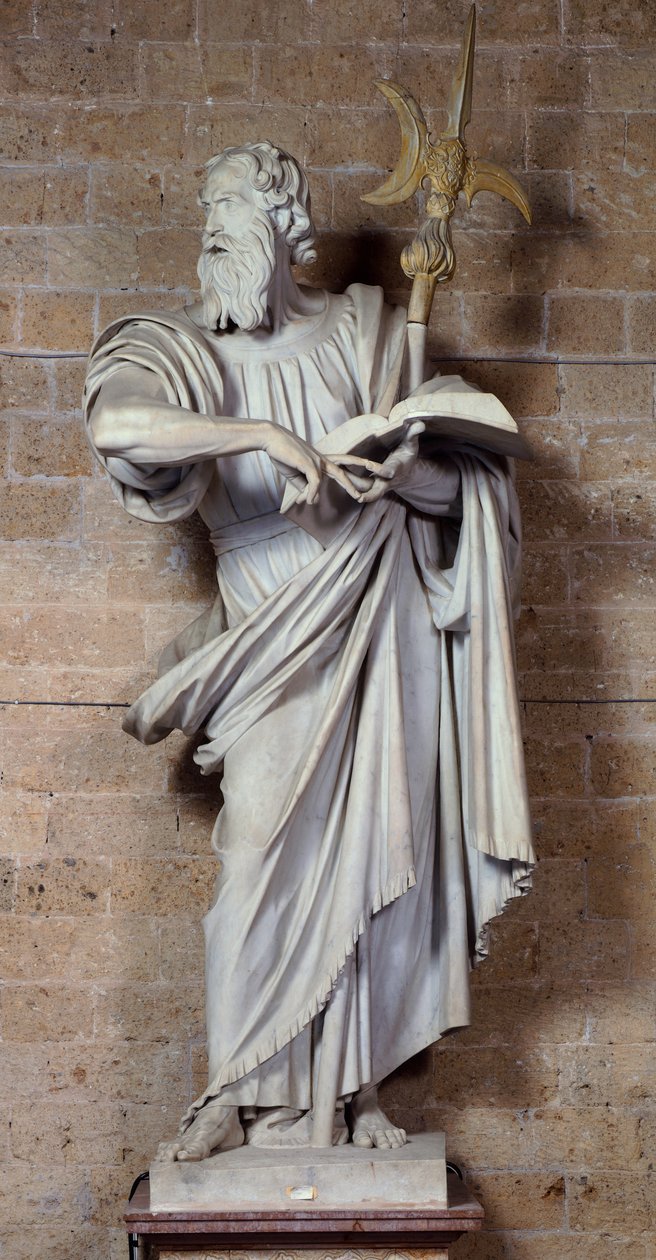 St Thaddeus, marble sculpture by Francesco Mochi