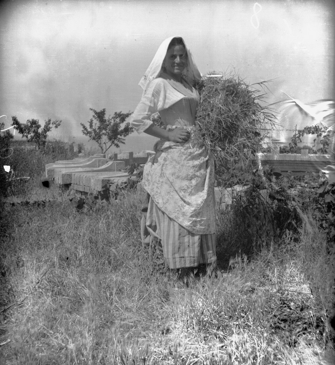 Portrait of Peasant, Abruzzo, Italy by Francesco Paolo Michetti