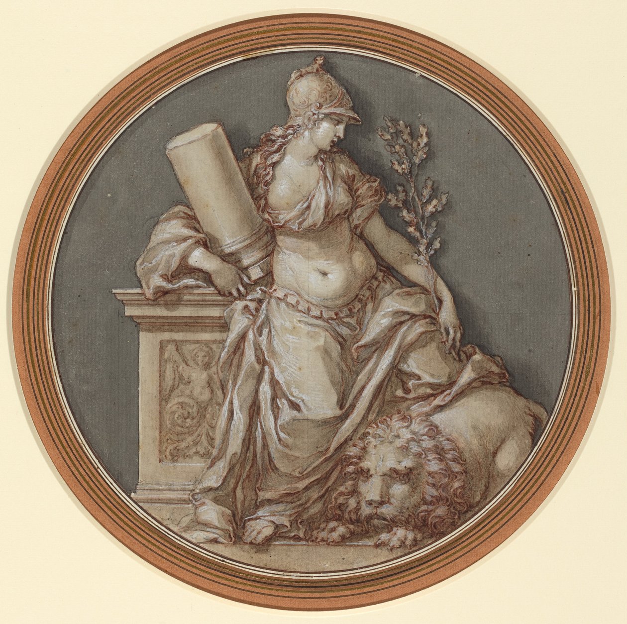 Allegory of Fortitude by Francesco Rosaspina
