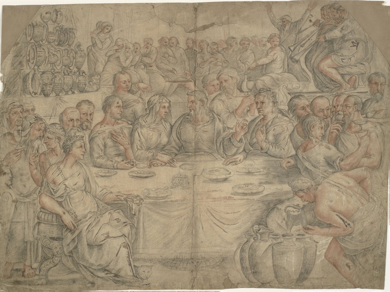 The Marriage at Cana by Francesco Salviati