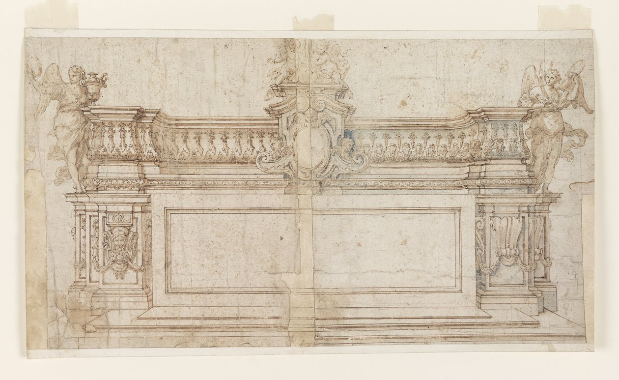 Elevation of an Altar with Alternative Suggestions by Francesco Solimena