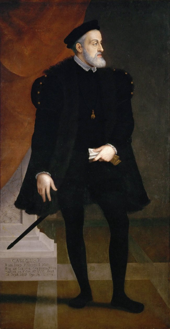 Portrait of the Emperor Charles V by Francesco Terzio