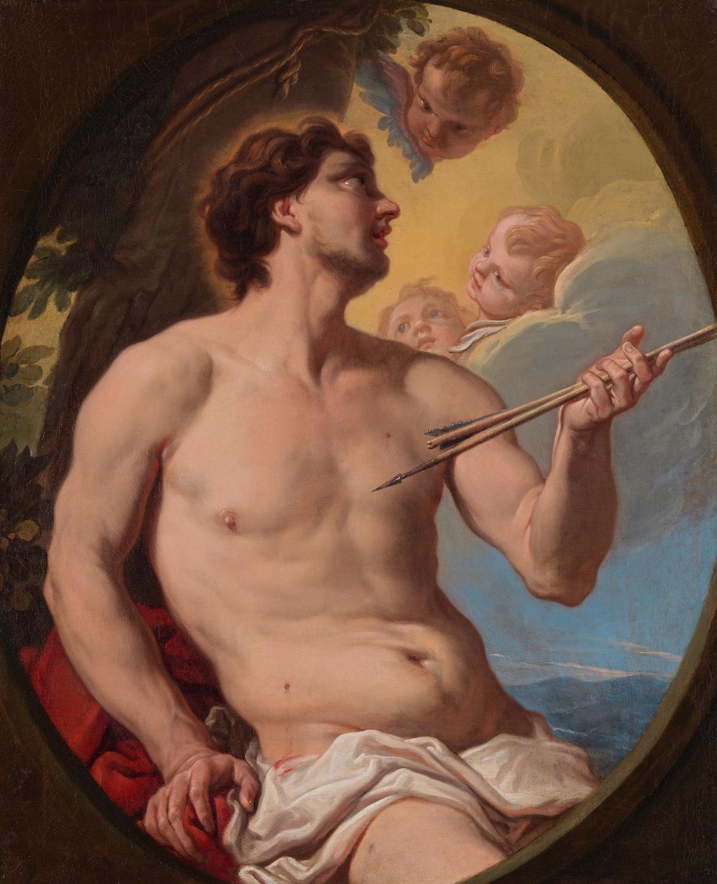 Saint Sebastian by Francesco Trevisani