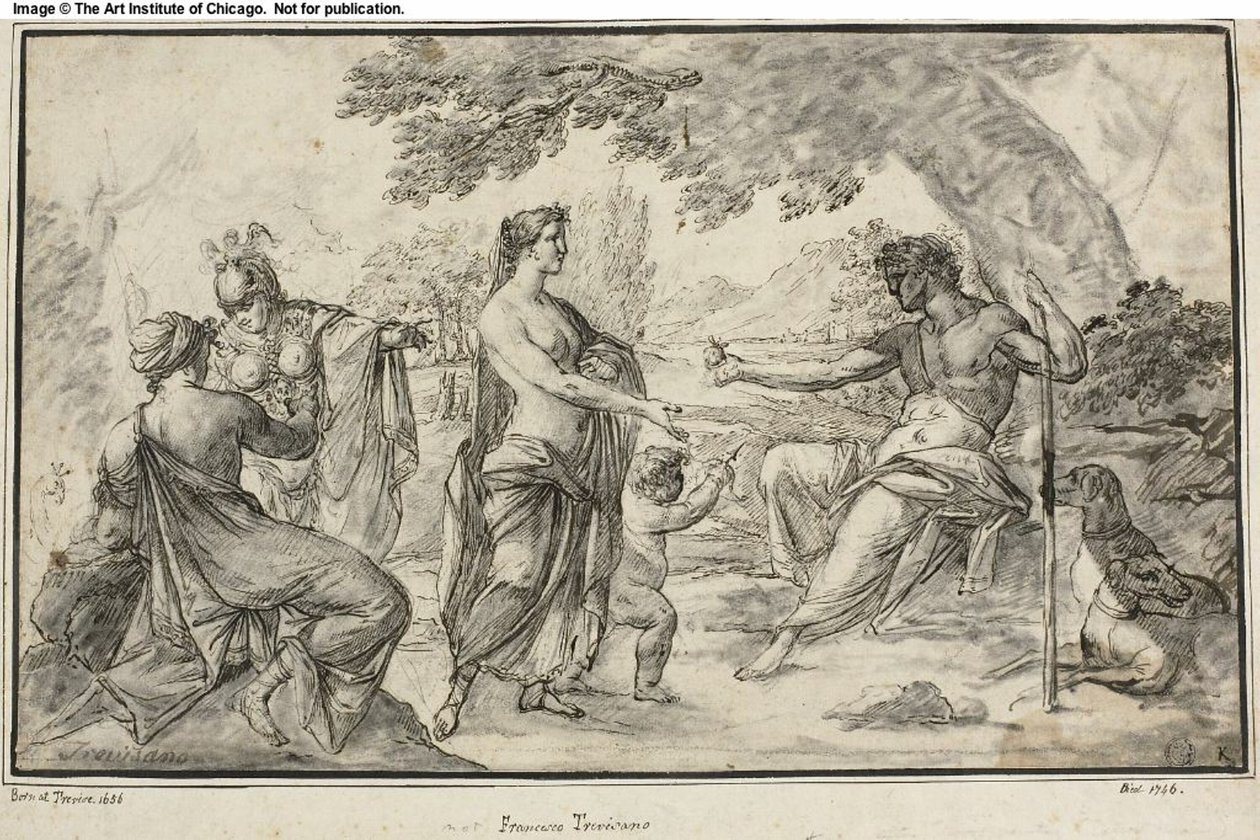 Judgement of Paris by Francesco Trevisani