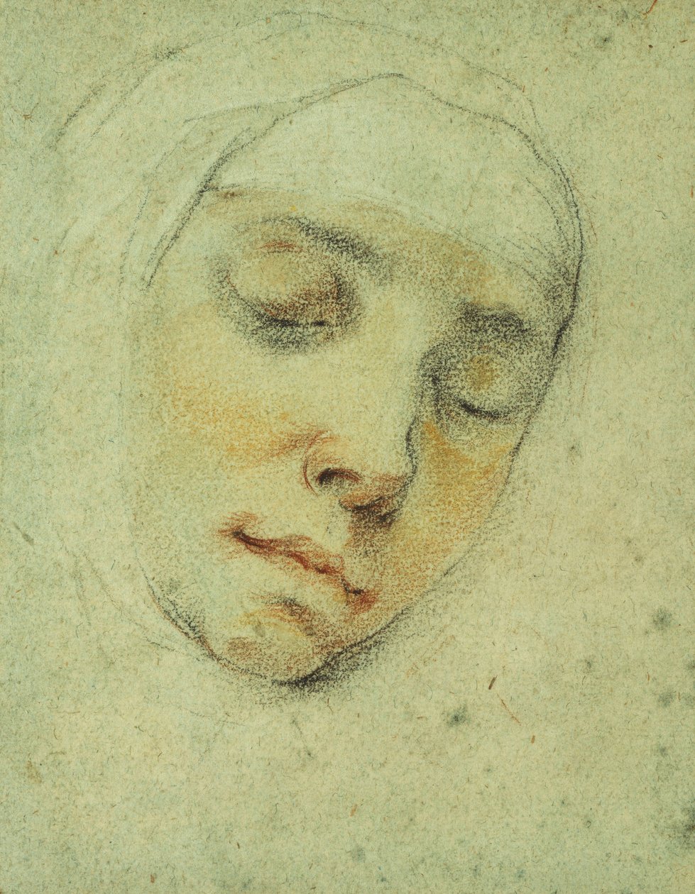 Portrait of Pasitea Crogi, Her Eyes Closed in Ecstasy by Francesco Vanni