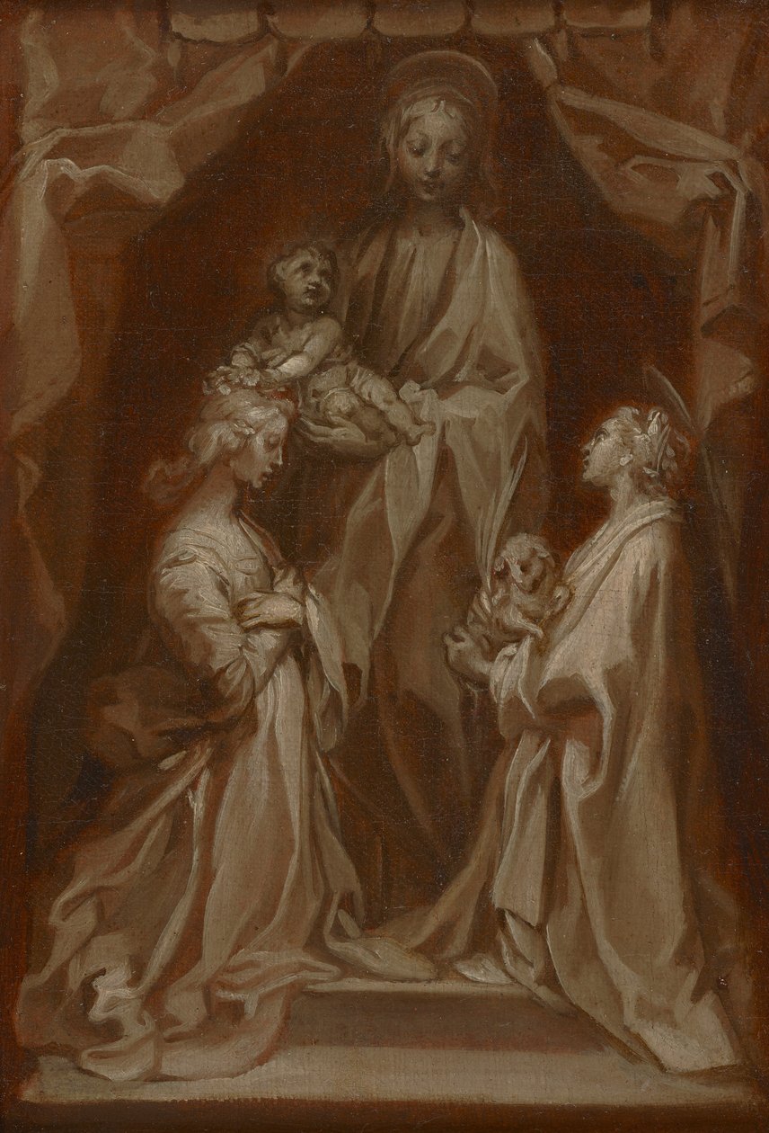 Study for the Virgin and Child with Saints Cecilia and Agnes by Francesco Vanni