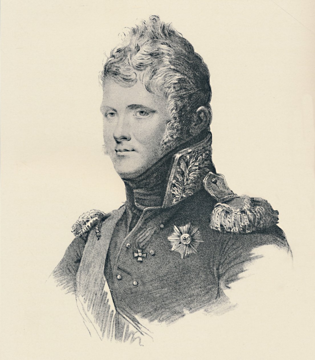 Alexander I, Emperor of Russia, c1800, 1896 by Francesco Vendramini