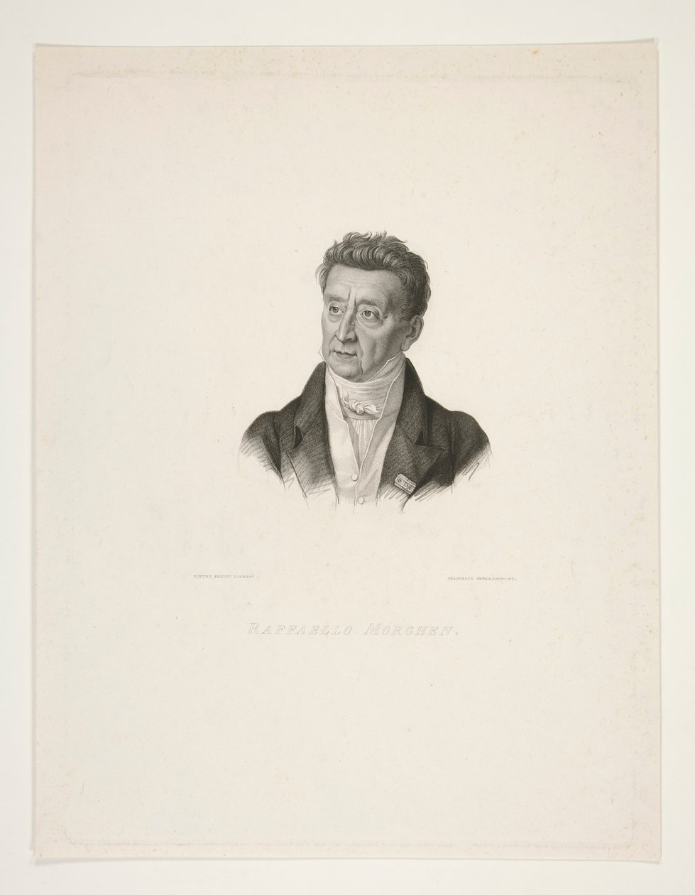 Portrait of Raphael Morghen by Francesco Vendramini