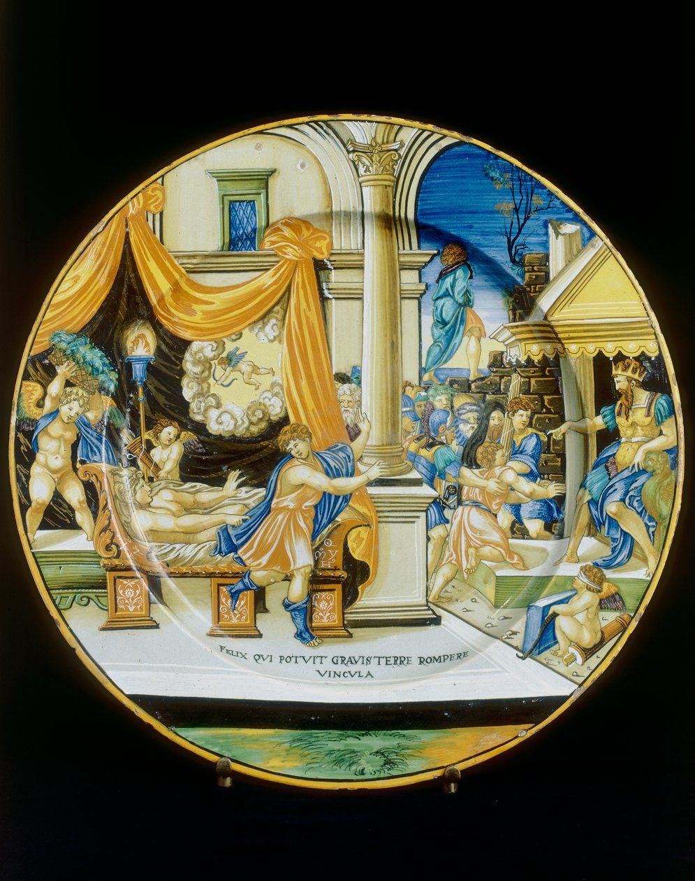 Temptation of Guiseppe Ebreo, plate by Francesco Xanto Avelli, Museo Nazionale del Bargello, Florence by Francesco Xanto Avelli