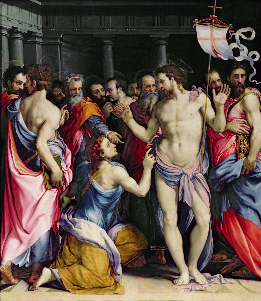 The Incredulity of St. Thomas, c.1547 by Francesco de Rossi Salviati Cecchino