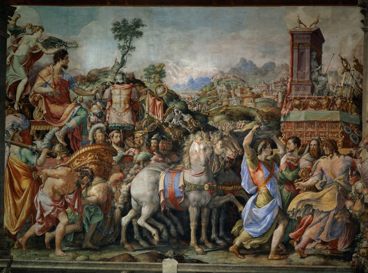The Triumph of Marcus Furius Camillus, from the Sala dell