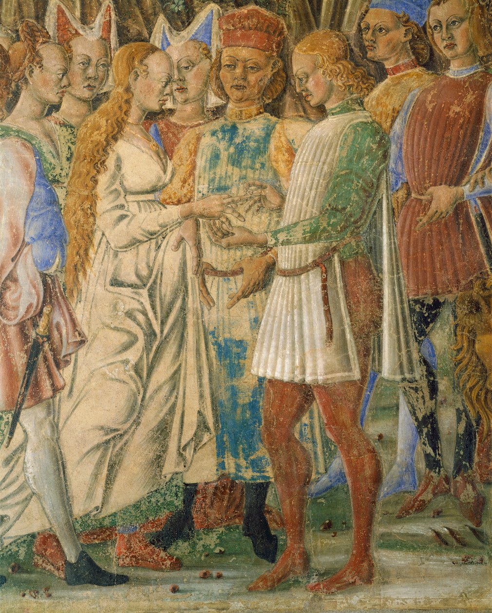 The Hall of the Month, The Month of June, Palazzo Schifanoia, Ferrara, Italy by Francesco del Cossa