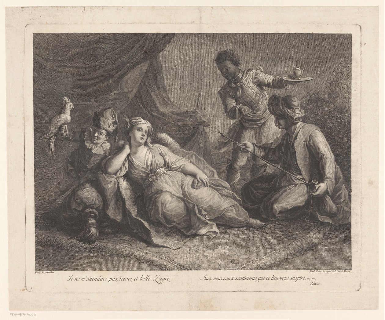 Woman Lying on a Carpet by Francesco del Pedro