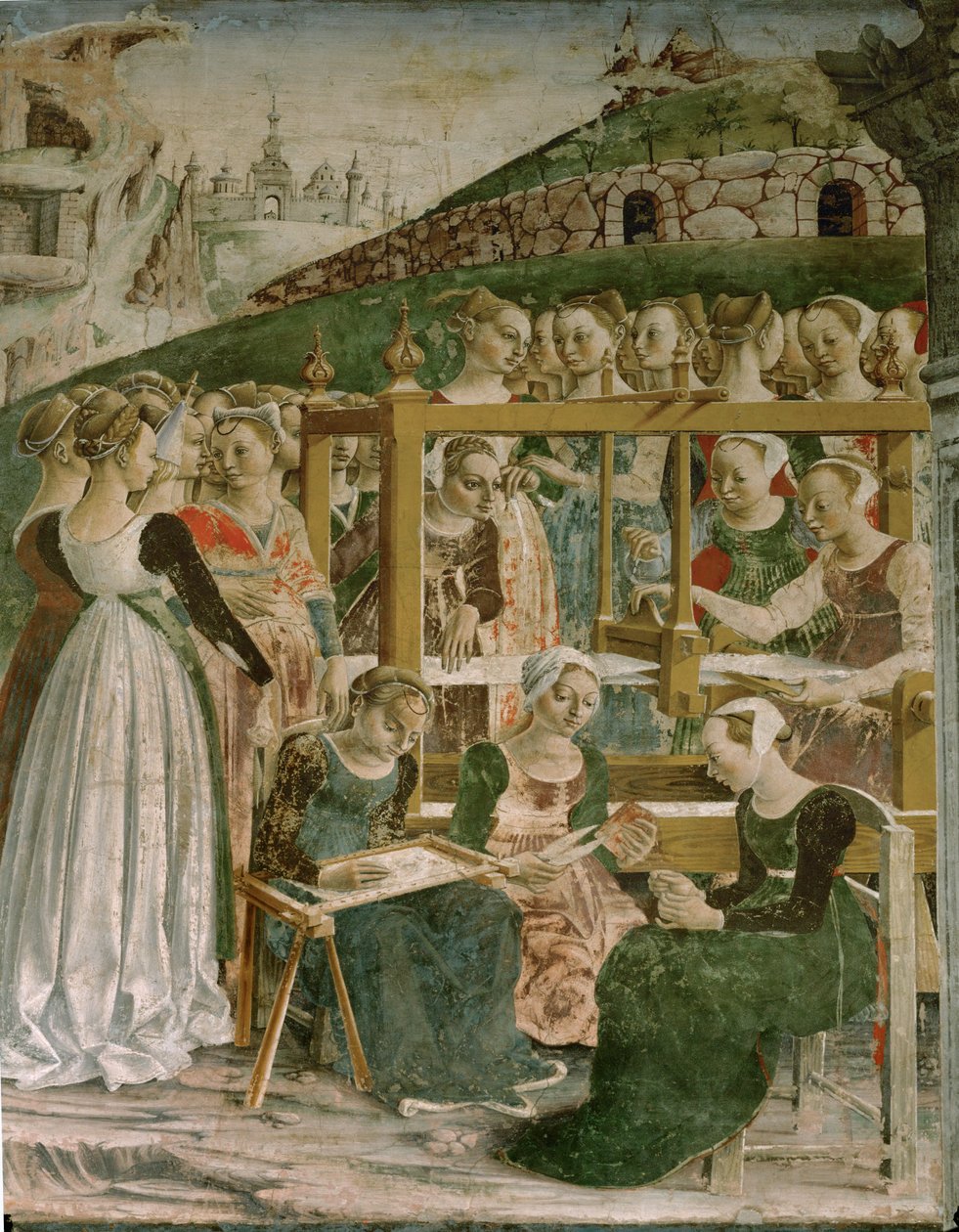 Hall of the Months: March by Francesco del & Roberti Ercole de