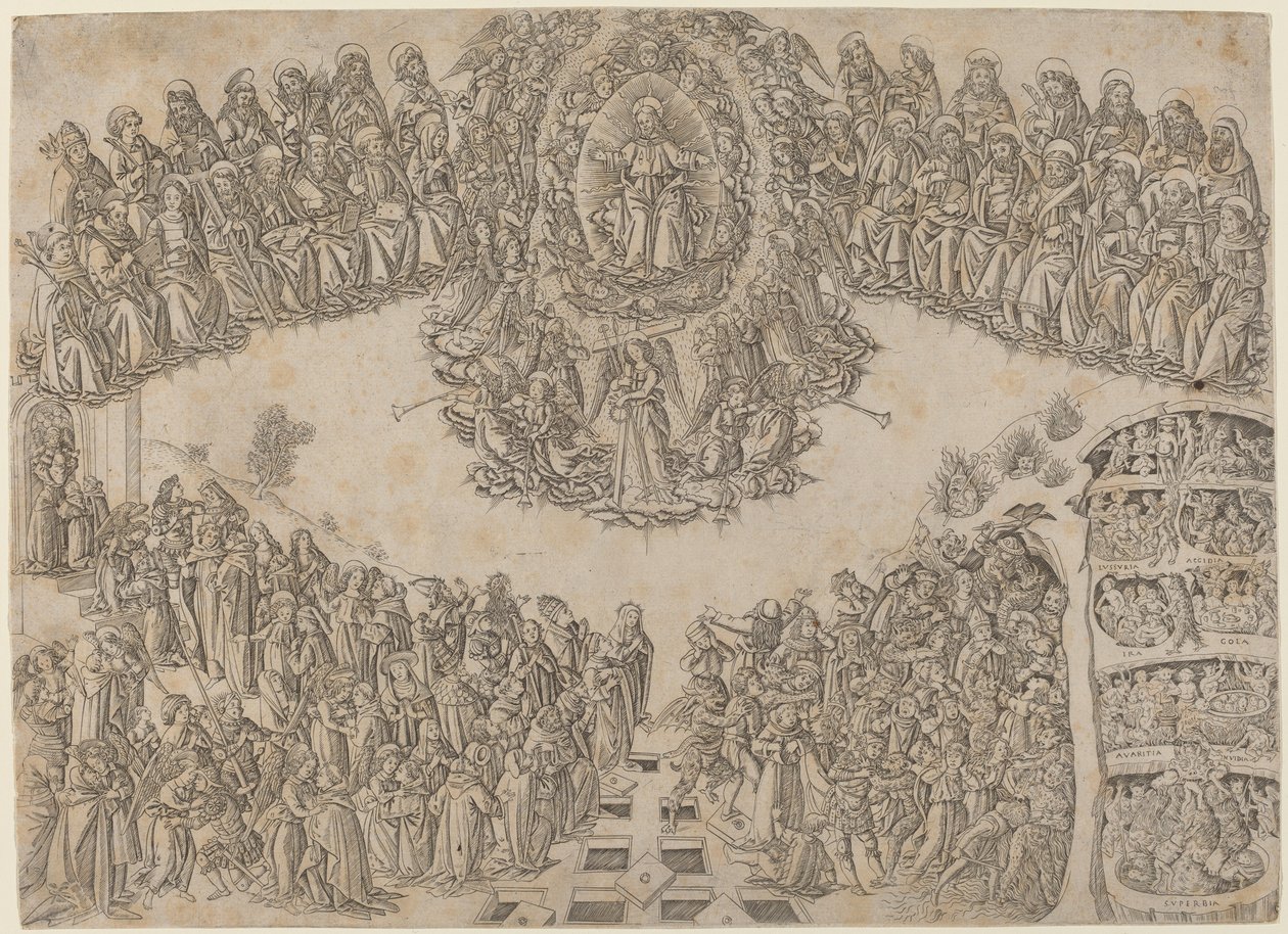 The Last Judgment by Francesco di Lorenzo Rosselli after Fra Angelico