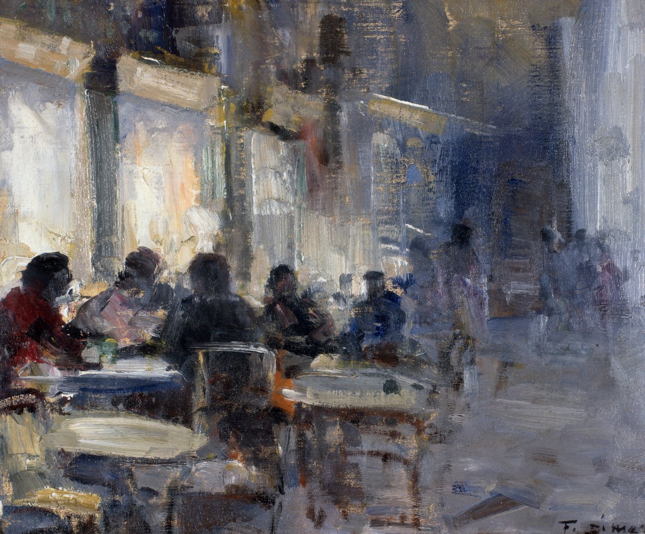 Schmidt Cafe at Night by Francesco di Marino