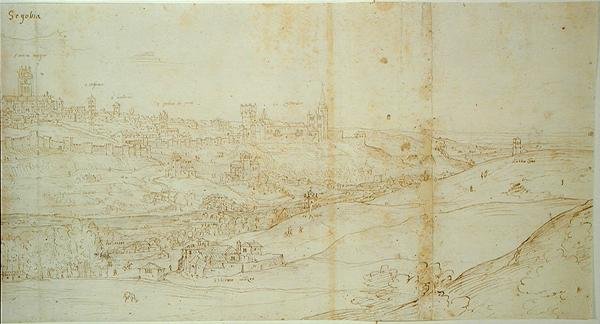 View of Segovia by Francis Bicknell after Carpenter