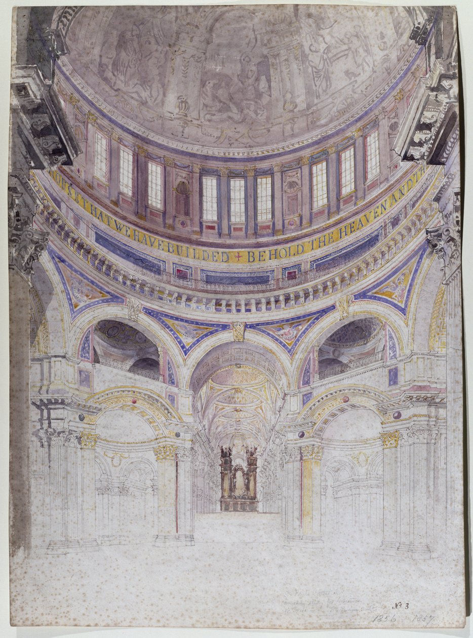 Early study for the proposed decoration of St. Paul