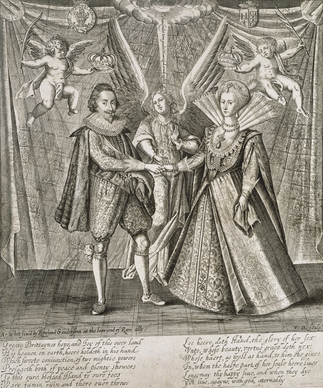 Celebration of the Marriage of James VI and I and Anne of Denmark engraved by the artist by Francis Delaram