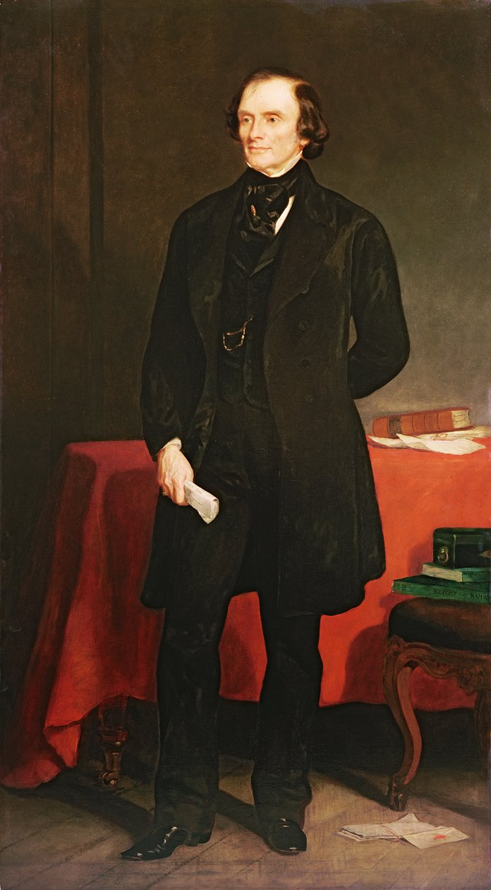 Portrait of John Russell, 1st Earl Russell by Francis Grant